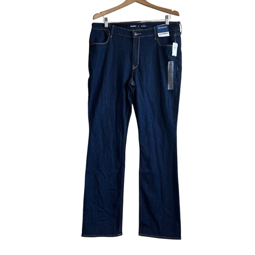 Old Navy NWT Wow Boot Cut Size 16 Plus Dark Wash Jeans